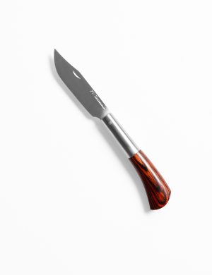 navaja laminado rojo con negro punta vuelta