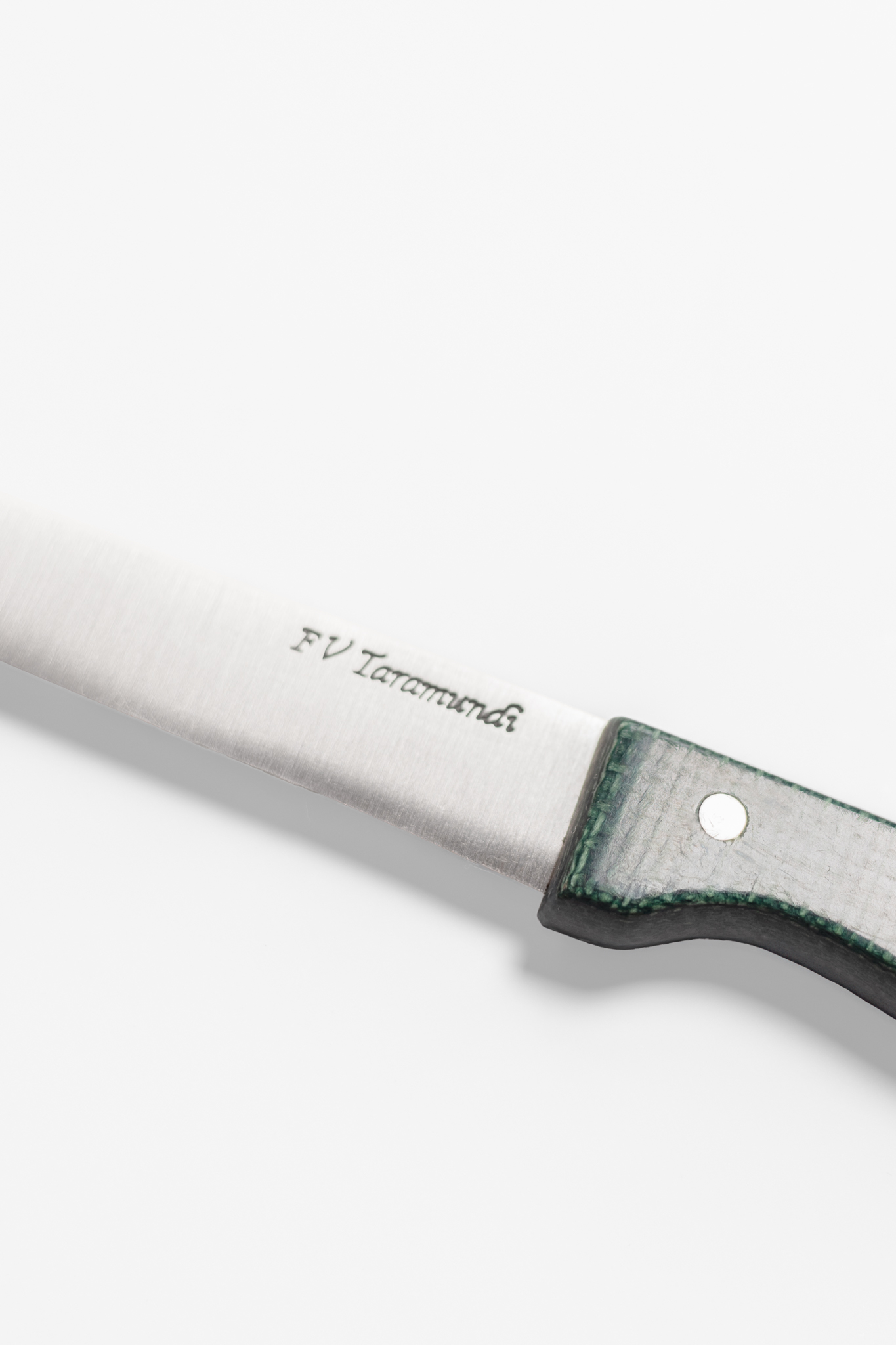 Cuchillo mesa yute verde - Imagen 4